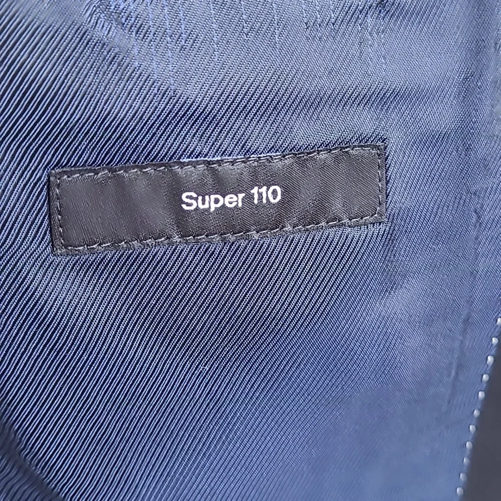 HUGO BOSS Pasolini/Movie US Dark Navy Solid Virgin Wool Sz 40‎ R Sport Coat